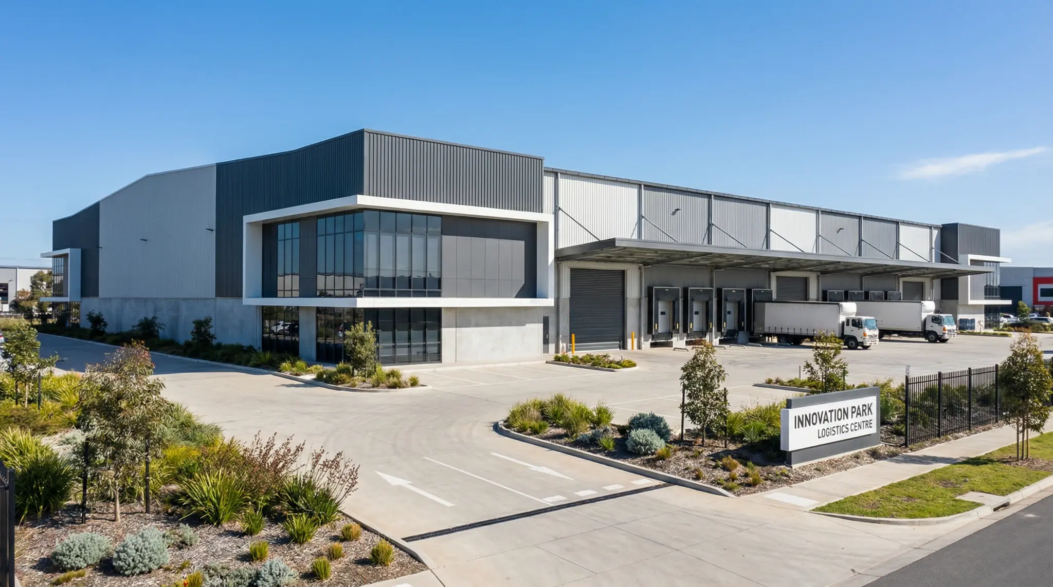 Modern industrial warehouse facility in Victoria